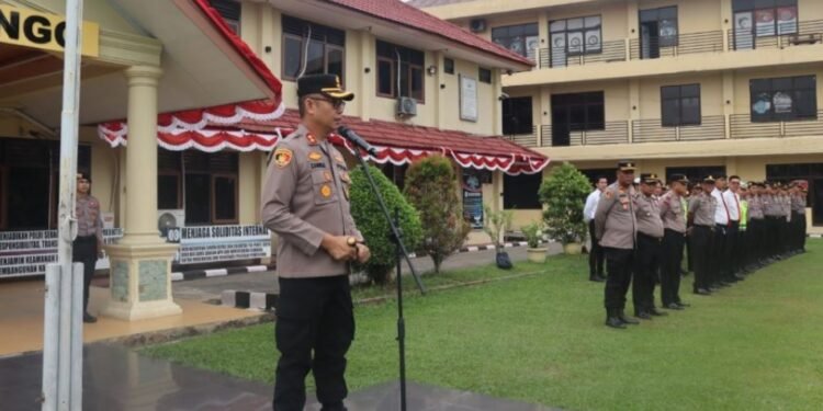 Kapolres Bungo Ingatkan Personel Jaga Disiplin dan Tingkatkan Profesionalisme