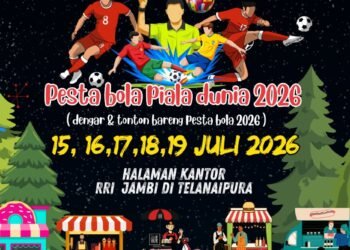 Nobar Piala Dunia 2026 Jadi Momentum Bangkitkan Ekonomi, Pemprov Jambi Libatkan UMKM