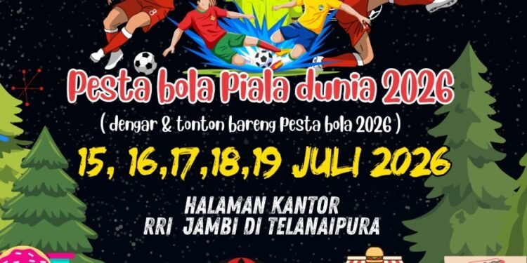 Nobar Piala Dunia 2026 Jadi Momentum Bangkitkan Ekonomi, Pemprov Jambi Libatkan UMKM