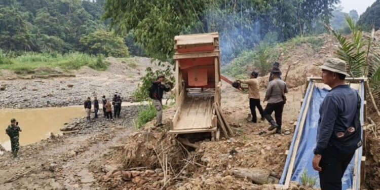 Tak Ada Ampun bagi Tambang Ilegal, Tim Gabungan Bersihkan Geopark Merangin Jelang Penilaian UNESCO