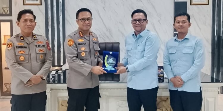 Dirut Perumda Tirta Mayang Temui Kapolresta Jambi, Perkuat Sinergi Tingkatkan Pelayanan Air Bersih
