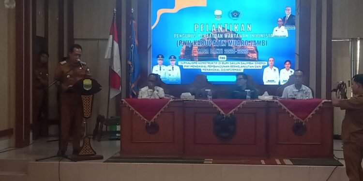 Mustopa Burhan Kembali Pimpin PWI Muaro Jambi, Pers Dituntut Berani Hadapi Banjir Disinformasi