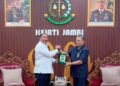 Kajati dan Ketua Pengadilan Tinggi Jambi Perkuat Sinergi, Tegaskan Komitmen Penegakan Hukum Berintegritas