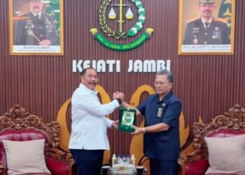 Kajati dan Ketua Pengadilan Tinggi Jambi Perkuat Sinergi, Tegaskan Komitmen Penegakan Hukum Berintegritas