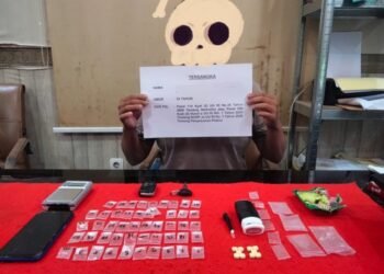 51 Paket Sabu dan 10 Ekstasi Disita, Polisi Bekuk Pria 30 Tahun di Kos Kota Jambi