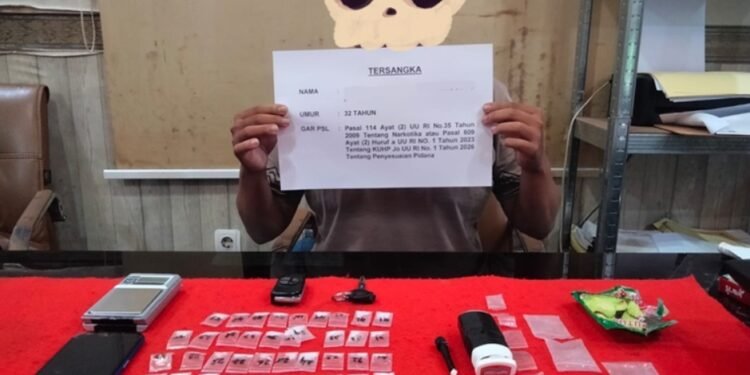 51 Paket Sabu dan 10 Ekstasi Disita, Polisi Bekuk Pria 30 Tahun di Kos Kota Jambi